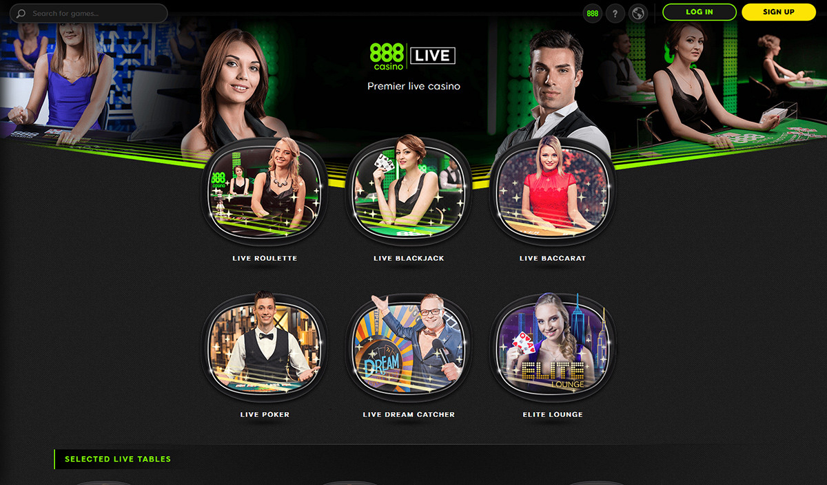 888 live casino online